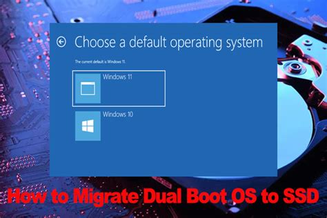 migrate dual boot os to ssd